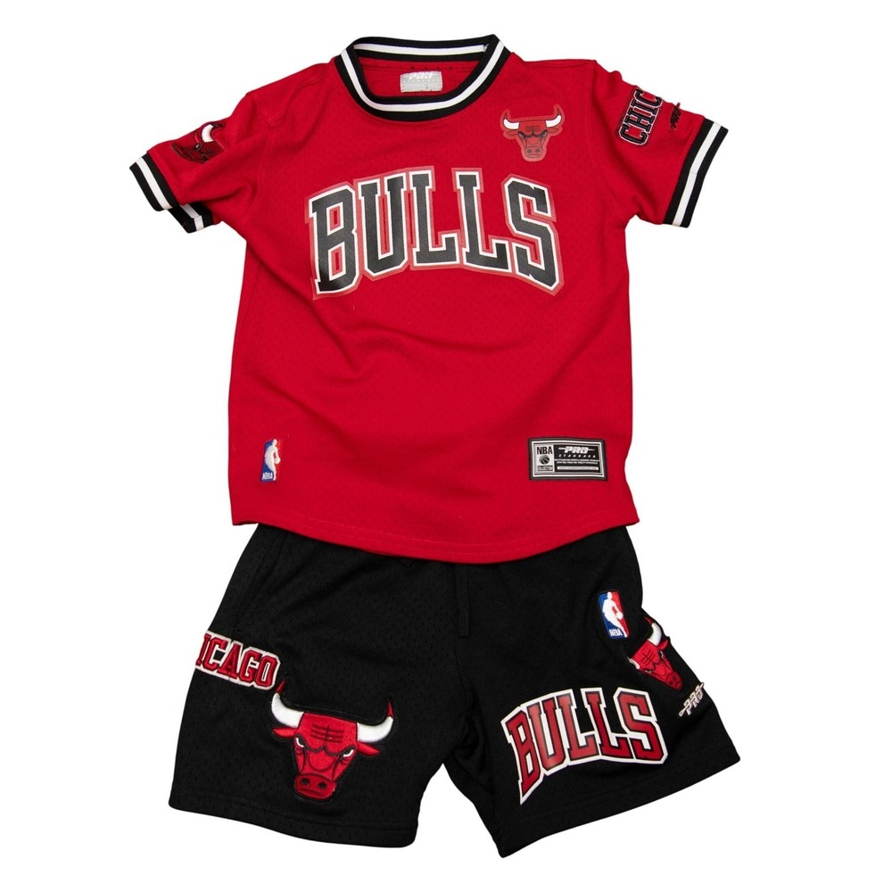 Pro Standard Chicago Bulls Kids Jersey Shorts Set NBA HypeBeast Urban Streetwear